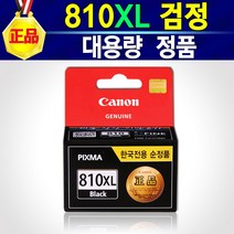 알(R)전산 캐논 정품 PG810 검정 CL811 컬러 잉크 PG810XL 흑백 CL811XL 칼라 선택후 구매, PG810XL대용량검정, 1개