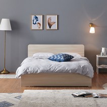 크렌시아 밀리 일반형 슈퍼싱글/퀸 침대프레임 (매트제외), 메이플