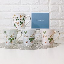 [WEDGWOOD] 웨지우드 스트로베리 파스텔 비커 머그컵 300ml 4종 택1 036264, 04.델피 036206, 1개