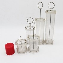 4/6/8/10cm DIY 실린더 기둥 양초 수제 공예 만들기 금형 도구 세트 원통형 원료, 11 5x20cm