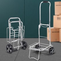 아카시아공업 핸드카트 602호 쇼핑바구니 시장 접이식 폴딩 장캐리어 바퀴달린 W000312, 1개, 1개