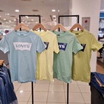 리바이스키즈 따끈따끈 2023 봄 배트윙반팔티셔츠 V232TS357 공용 주니어