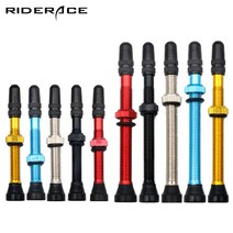 RIDERACE 튜브리스 튜블리스 프레스타 밸브 연장 익스텐션 2개 세트 40mm 60mm, RL7743 60mm, 골드
