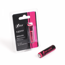 [엘프 ELF] ELF-14500 (800mAh) Li-ion충전지 보호회로 리튬이온 14500 핑크