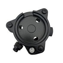 새로운 검정색 3-Jaw Tribrach 어댑터 광학 추락 + T4 고정 5/8 "11 마운트 토탈 스테이션 측량 장, 한개옵션1, 02 Tribrach