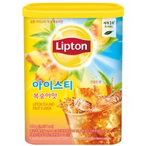 립톤 아이스티 분말 복숭아맛, 770g, 2개