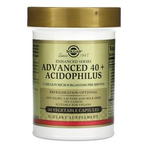 Solga 솔가 어드밴스드 40+ 아시도필러스 아시도필루스 60 베지캡슐 Advanced 40+ Acidophilus Vegetable Capsules