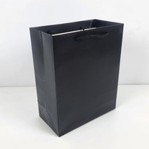 단색 종이 쇼핑백 특소 소 중 대 특대 검정 흰색 회색 레드 그린, 단색-블랙