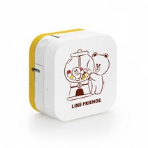 브라더 라인프렌즈 라벨기 블루투스 라벨프린터, PT-P300BTLB 건전지 증정, 1세트