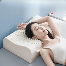 천연 라텍스 베개 14 15 17cm 높은 두껍운 경추, T.하이텐드14cm마사지모델-피부친화적인포시즌