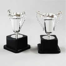 핸디몰 pvc트로피 금색.은색 우승트로피 시상식 장식용, 트로피(은색)