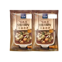 cj 별미 삼호 가쓰오모둠어묵탕413gX 2개 식사대용 간식 체중조절 김밥 도시락 소풍 술안주 2개, 4set