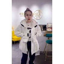 여자 봄가을 더블버튼 트렌치코트 재킷 캐주얼 미시 자켓 바바리 코트 인박카106