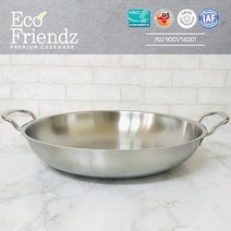 가정용 업소용 인덕션(IH) 스텐냄비 낮은전골냄비 요리팬, 낮은전골 24cm