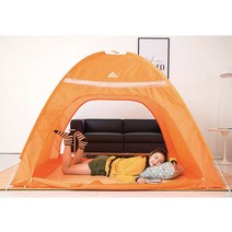 침대 난방텐트 실내용 원터치 보온텐트 1인용 수면 패밀리 대형