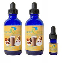 SucraDrops 2 - 4 oz Bottles of Premium Liquid Sucralose Sweetener １ 180 Servings x 2 drops per serv, 1