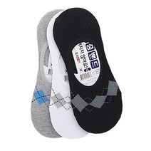 socean 면혼방 아가일 고급 남자 덧신-1켤레 회색 캐쥬얼삭스 thin man hose 시크릿 페이크삭스 스니커즈 남성양말 실