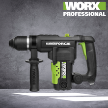 웍스 WORX WU326P 해머드릴 로타리해머드릴 저진동 함마 경량형 햄머드릴세트 SDS로타리함마드릴 SDS함마드릴 로타리햄머드릴
