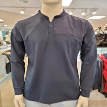 (정품)팬텀 남성 브이넥 변형 헨리넥 긴팔 티셔츠 211B1TR010_동아쇼핑 ping