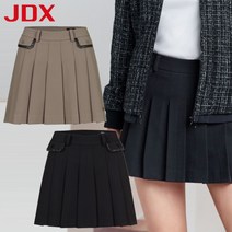 JDX 제이디엑스 23년 가을상품 이월세일!! 여성 후다 포인트 대칭 플리츠 큐롯 X2PQTQ7784BK