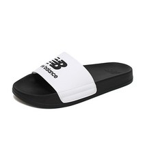 뉴발란스 NB 슬라이드 슬리퍼 화이트블랙 SD1101HWB2