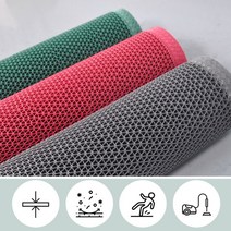 매장출입문 눈비제거용 물빠짐 매장발매트 90x120 상가 회사 병원 계단 레인, 레드