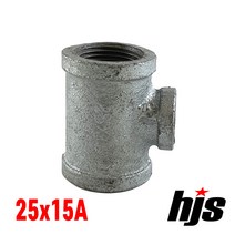 철 이경티 T 25x15A / 이경 티 배관 자재 부속 소켓 연결 나사 보일러 수도, 1개