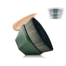 메이크업 1Pcs 파운데이션 브러쉬 BB 크림 메이크업 루스 파우더 플랫 키트 Pincel Maquiagem No. 55, [02] green
