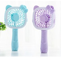 희아랑 톰과제리 LED핸디선풍기 휴대용선풍기 미니, 블루