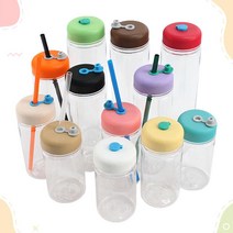 국산 연예인 보틀 350ml/500ml/700ml (1개) 에코젠 빨대 보틀, 350ml, 블루