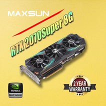 MAXSUN NVIDIA GeForce GPU 중고 비디오 그래픽 카드 RTX2070Super 8G, 01 RTX2070Super 8G