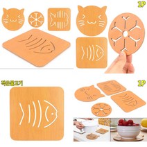 디자인 우드 냄비받침 냄비받침나무 냄비받침 우드 원목 냄비받침대 나무냄비받침, 눈꽃