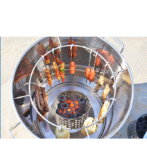 항아리 바베큐 드럼통 양꼬치 화로 야외 훈제 기계, 스텐 항아리 바베큐 8종 패키지