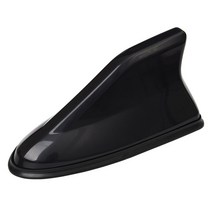 최신 업그레이드 된 신호 범용 자동차 상어 지느러미 안테나 BMW/Honda/Toyota/Hyundai/Kia 용 자동 지붕 F, 01 Black