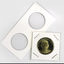 동전앨범 수집 취미 모으기 화폐 종이 홀더, 26.5mm, 1