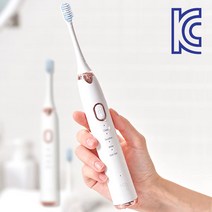 베베맘천사 KC인증 무선충전 초음파 전동칫솔 IPX7방수 부드러운 칫솔브러쉬, 1개