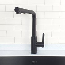 무광 파포니 링고 ㄱ자형 주방 싱크대 수전 골드 블랙 한샘 제니스