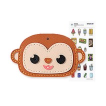레디코 카드 지갑 diy 키트 어린이 교통 버스 바느질 만들기 세트 가죽 공예 바느질 재료 센터 복지관 돌봄 교실, 펭귄(사은품증정)