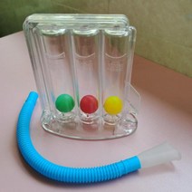 거꾸리운동기구 꺼꾸리 물구나무 운동기구 호흡 트레이너 운동 기구 3 공 미터 경량 측정 폐 기능, 한개옵션0