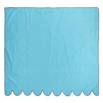 그늘막 대형 천막 테라스 포장마차 이동식 옥상 방수 정원 차양 캐노피 천 자외선 차단 파티오 햇빛 가리, 01 파란_01 2x1.5m