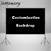 Inmemory 사용자 정의 배경 개인화 된 배경 photophone 우리에게 사진링크를 보내거나 자신의 작품을 직접 인쇄하십시오., 150x90cm 비닐, 사용자 정의 텍스트