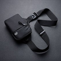 오토바이 탑박스 바이크 리어백 캐주얼 남성 어깨 가슴 가방 나일론 방수 야외 스포츠 러닝 사이클링 벨트 가방 대용량 여행 전화 파우치 가방, 하얀