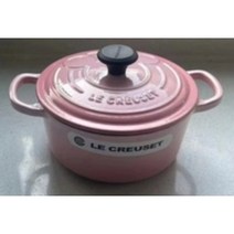 Lecreuset [르쿠르제] 미키 콜라보 양수 주물 무쇠냄비 18cm 신혼부부 집들이선물, 벚꽃핑크, 지름18cm 1.8L