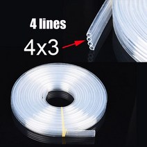 나인틴 5 미터 범용 CISS 잉크 튜브 DIY 키트 탱크 라인 엡손 캐논 HP 형제 프린터 파이프 4 6 8, 4x3mm 4 lines
