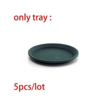 식목일행사 아보카도 대파 상추 키우기 블루베리 코알라 그루트 매직 화분 5pcs 플라스틱 보육 냄비 트레이 식물 꽃 냄비 성장 plantenpot 정원 화분 도구 허브 화분에, 쟁반, 21cm