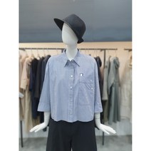 데무 세미 크롭 블라우스 (BW2206403)