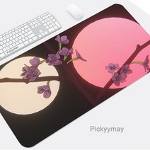 마우스 손목쿠션 손목받침대 손목보호대블랙 마우스 패드 벚꽃 데스크 매트 핑크 사쿠라 쿠션 키보드 컴퓨, 03 3_08 400x700x2mm