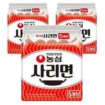 농심 사리면 멀티팩 5개입 110g, 3개
