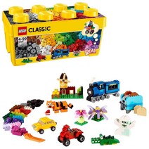 레고 (LEGO) 클래식 노란색 아이디어 박스 플러스 10696 장난감 블록 보석 공예 소년 소녀 4-99 세