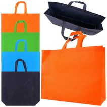 (인쇄가능)부직포가방 마트형 가로타입(가로)45cm x (세로)35cm x (폭)12cm, 그린